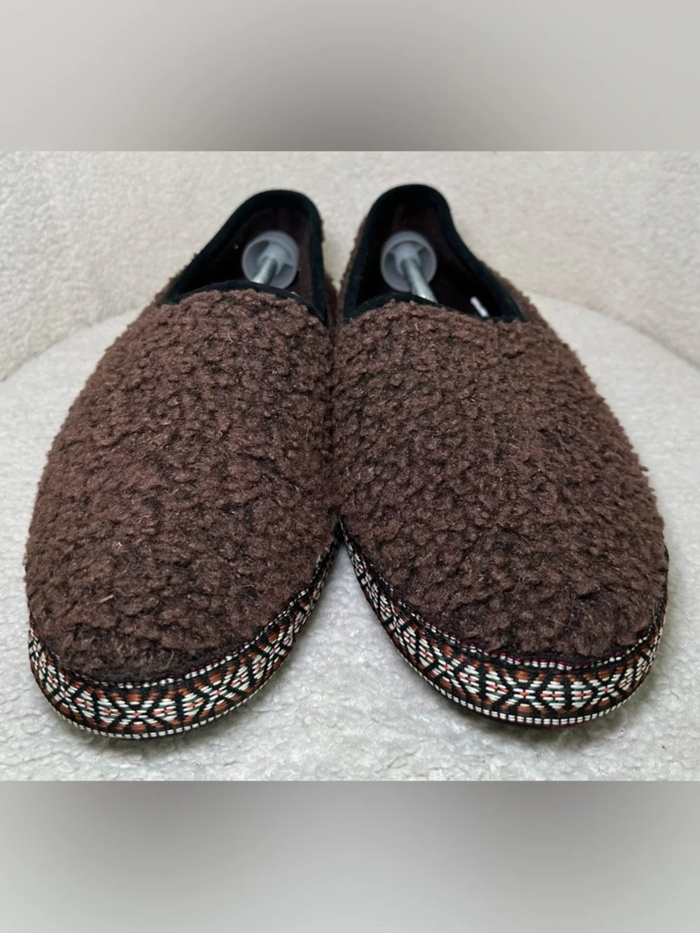 Acorn Men’s Sherpa Slippers‎ Brown Fleece House Shoes Cozy Cabin Lodge 12 13
